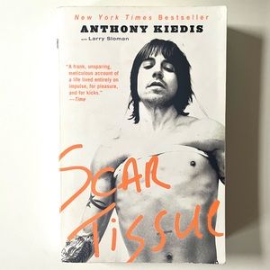 memoir book “Scar Tissue” by Anthony Kiedes from Red Hot Chili Peppers